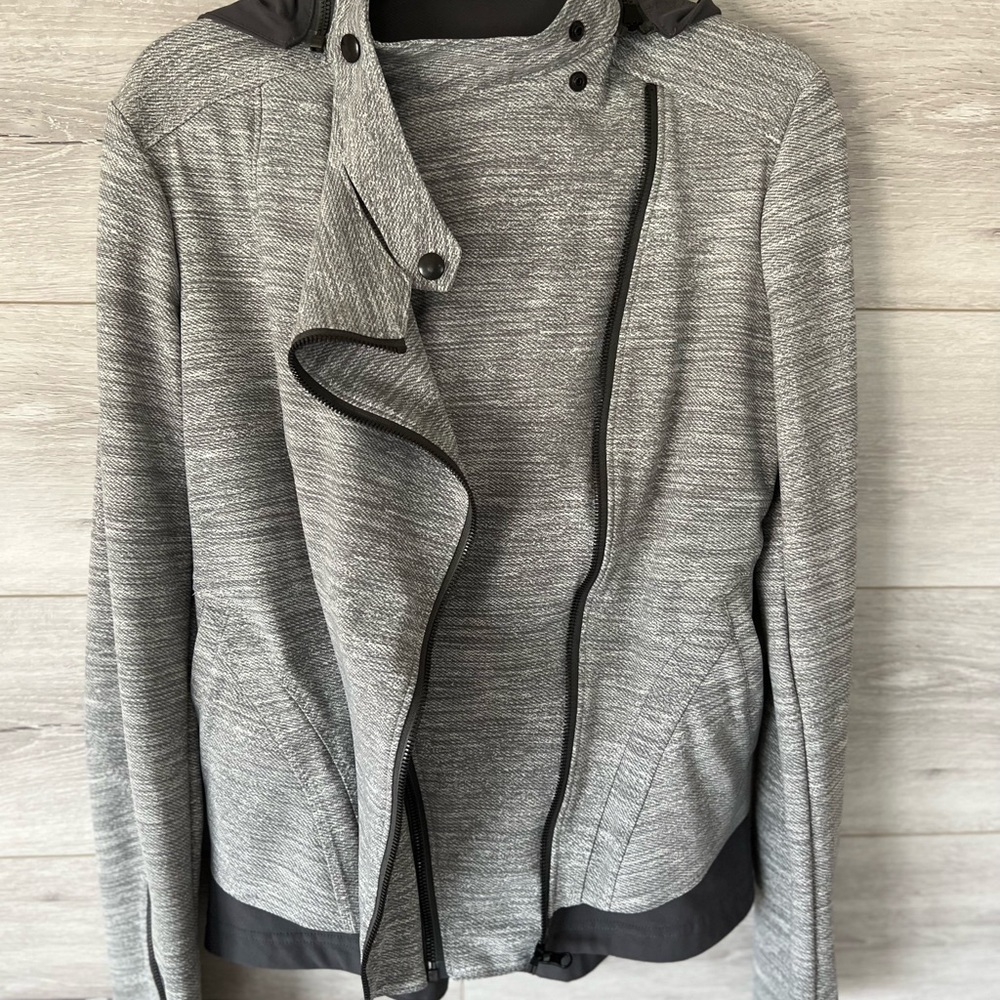 Lululemon Bust A Move Jacket Commuter Denim Silver Spoon Slate - Picture 3 of 9